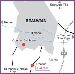 Carte d'accès à l'Annexe de La Batoude - La Batoude, Centre des Arts du Cirque et de la Rue