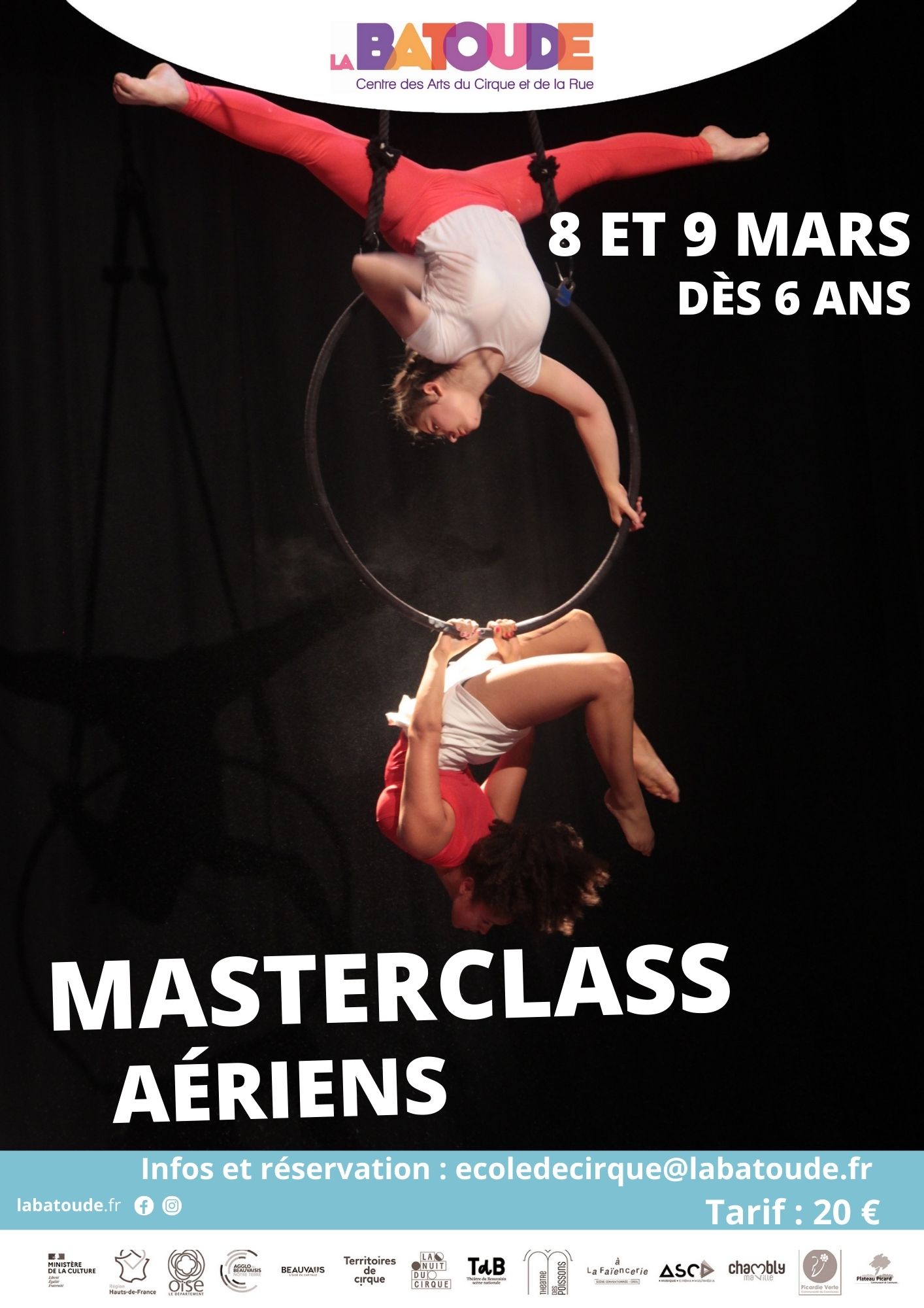 Masterclass Aérien - La Batoude, centre des arts du cirque et de la rue
