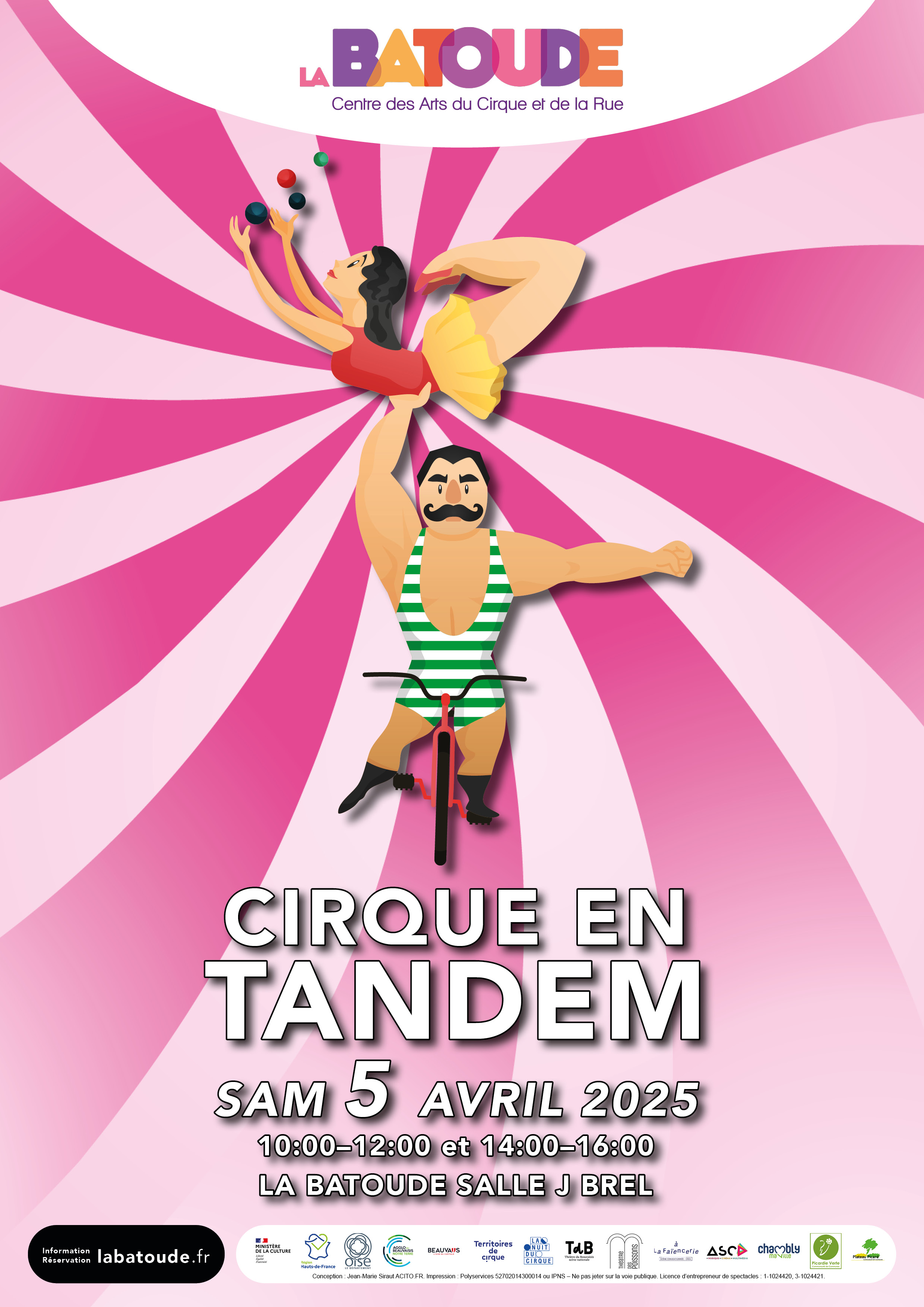 Cirque en Tandem Avril - La Batoude, centre des arts du cirque et de la rue